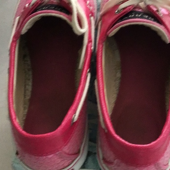 Barbie Pink! Sperry Sequined Top Siders, size 5.5, excellent condition! - Picture 7 of 7